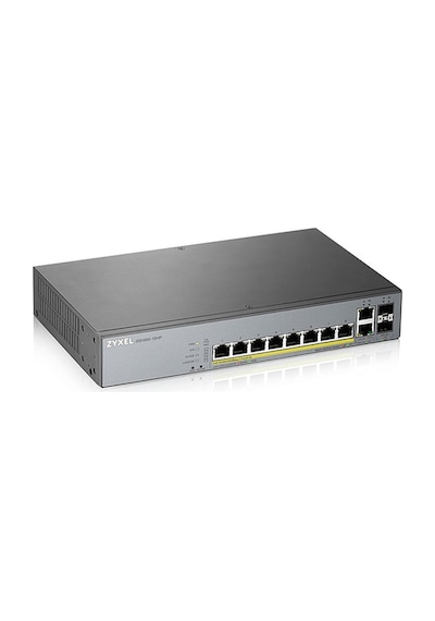 Zyxel GS1350-12HP 12 PORT YÖNETİLEBİLİR POE SWITCH (130 WATT)