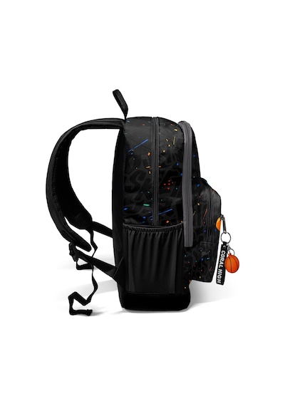 Coral High Gri Basketbol Desenli Okul Sırt Çantası 23643