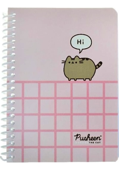 Keskin Color Pusheen A6 80 Yaprak Çizgili Spiralli Bloknot Not De