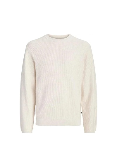 Jack & Jones Premium % 100 Pamuk Bisiklet Yaka Kazak Erkek Kazak 12301707 Bej