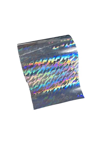 Sıcak Baskı Hologram Folyosu 4cm 120m Rulo - Desenli Balıkçılık Malzemeleri - Yapay Yem Baskısı