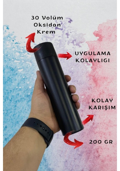 Saç Açıcı Toz, Yüksek Performanslı Tek Kullanımlık Set, 100 Gr Saç Açıcı, 200 Gr Oksidan