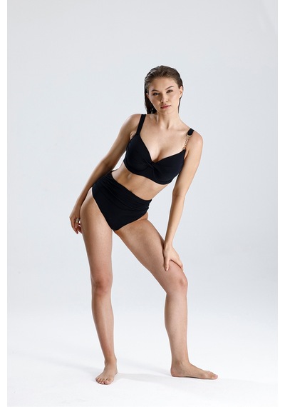 Magic Form Süngerli Toparlayıcı Bikini Üst Siyah - 728496473 Siyah