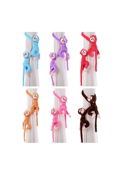 Peluş Maymun Peluş 55cm Mavi