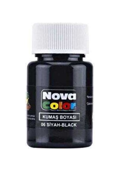 Nova Color Kumaş Boyası 35 Cc Siyah - 4 Adet Siyah