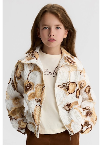 Xo Kids Kız Çocuk Ceket 8-14 Yaş 31388 Ekru