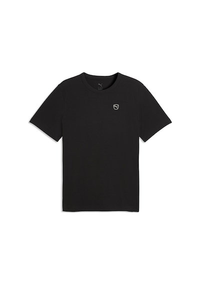 Puma Ess Elevated Erkek Siyah Günlük Stil T-shirt 69570301 Siyah