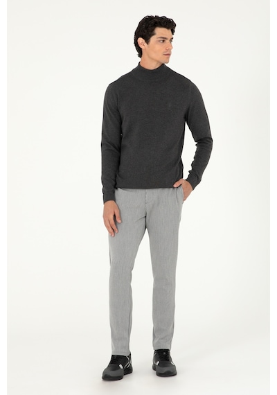 U.s. Polo Assn. Erkek Gri Pantolon Kanvas-chino 50291196-vr024 Gri