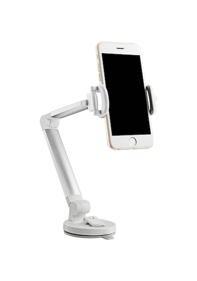 Thentech Araç İçi Telefon Tutucu Stand Sabitlenebilir Hareketli Başlık Metalik