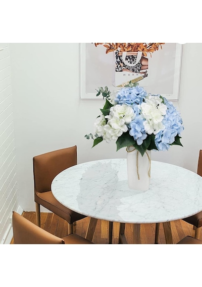 Yapay Çiçek Ortanca Çiçeği Demeti 43 cm Mavi Açık