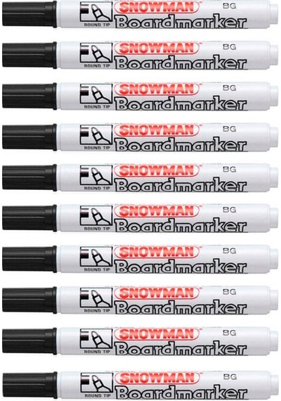Snowman Bg-12 S Tahta Kalemi Siyah - 10 Adet