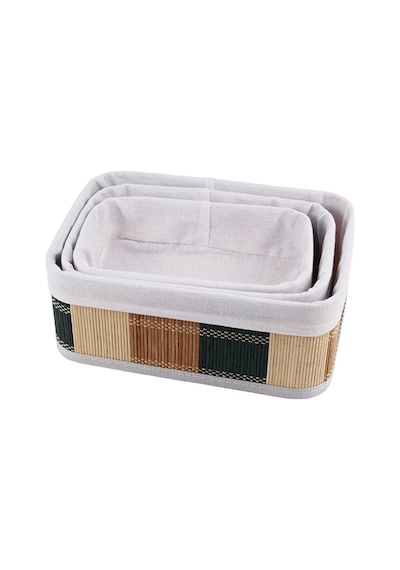 Stilera Bambu Görünümlü 3lü Set Çok Renkli