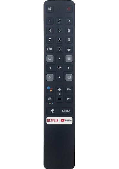 Tcl İle Uyumlu Model 65p615 Mikrofonlu Smart Tv Kumanda