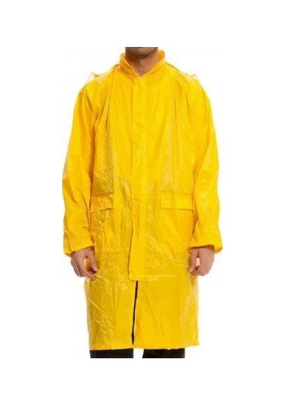 Kapüşonlu Sarı Pvc Yağmurluk Xxl (547187617)