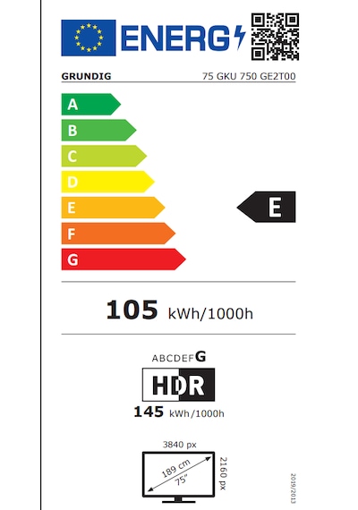 GRUNDIG 75 GKU 750A 75" 189 Ekran Uydu Alıcılı Dolby Vision Google TV Smart 4K UHD LED TV
