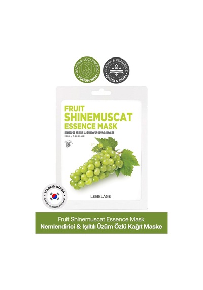 Lebelage Muskat Üzümü Kağıt Maske Lebelage Fruit Shine Muscat Mask