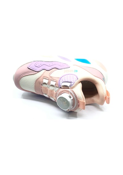 Cool Leon Akıllı Bağcıklı Işıklı Ortopedik Çocuk Spor Ayakkabı Pudra