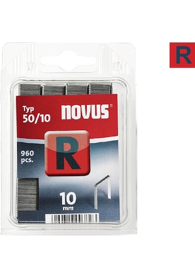 Novus R Tip 50/14mm Yassı Zımba Teli 960 Lı Paket (tırtıklı)