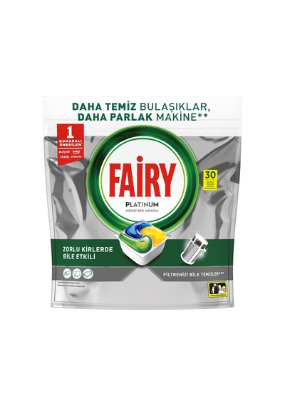 Fairy Faıry Platinum Bulaşık Tableti 30lu 2'li Ekonomik Paket - 2 Adet Tarı
