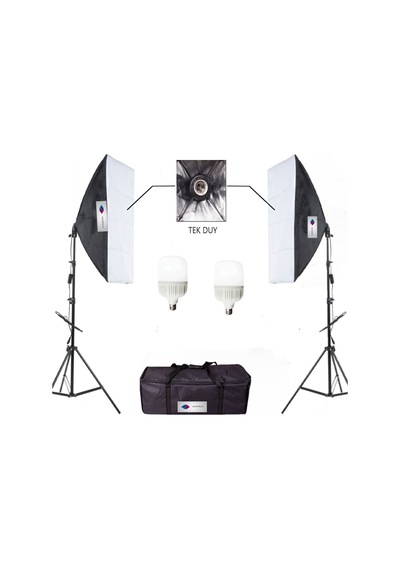Deyatech 50 x 70 CM Pro LED Lambalı Video Işık Softbox 2'li