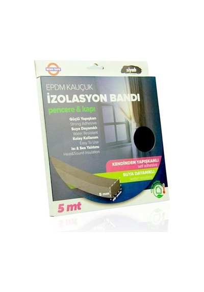 Geseus Epdm Pencere Izalasyon Bantı 15 Mmx5 Mt