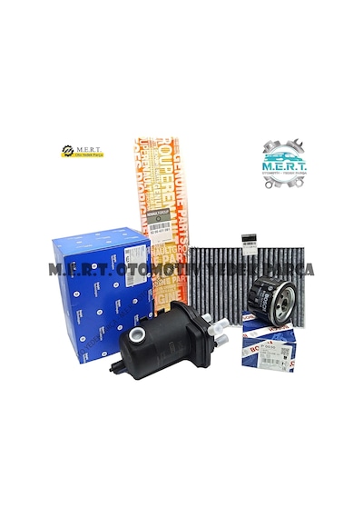 Renault Symbol 1.5 Dci Dizel Filtre Bakım Seti (2008-2012) 552504090