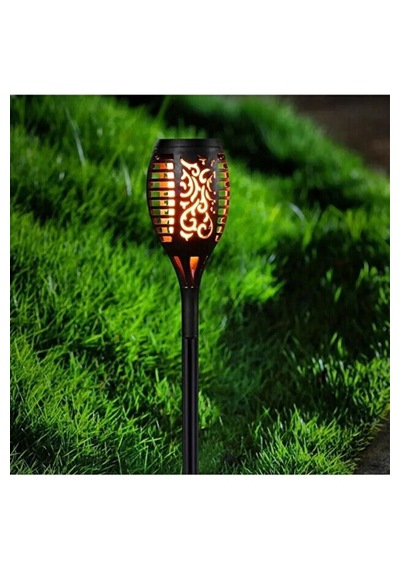 Solar Güneş Enerjili Bahçe Aydınlatma & Alev Efektli Solar Bahçe Lambası & 50 Cm Meşale 1
