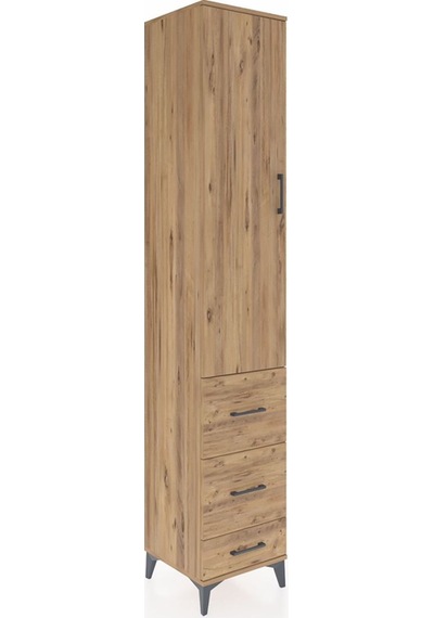 Hyperion Dolap 2 Raflı 3 Çekmeceli Tek Askılı 44x44x243 Çam-çam Çam Hyperion Dolap 2 Raflı 3 Çekmeceli Tek Askılı 44x44x243 Çam-çam Çam