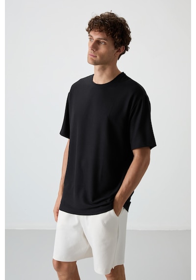 Tommy Life Air Jones Erkek Oversize 0 Yaka T-shirt 88379 001