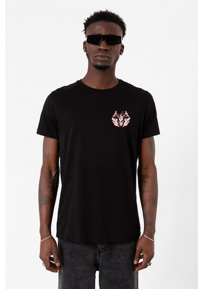 Beyblade Pegasus Minimalist Siyah Erkek Tshirt Çok Renkli