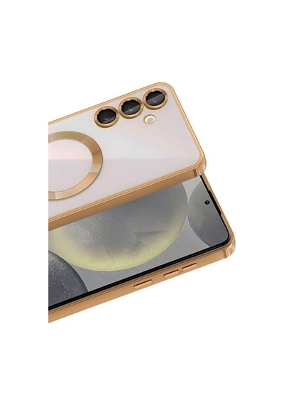 Samsung Samsung Uyumlu Galaxy A54 5g Kross Magneticsafe Kapak - Çöl Titanyum