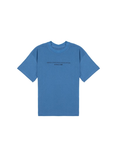 U.s. Polo Assn. Erkek Çocuk Mavi Tişört 50325150-vr036 Mavı