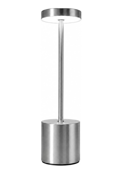 Şarjlı Led Masa Lambası 3 Işık Sıcaklığı Ve Parlaklık Ayarı, Dokunmatik Kontrol, Yüksekliği 34.5 Cm, Alt Tabanı 8 Cm Şık Ve Modern Tasarım, Kullanım Kolaylığı Ymn-8 Silver Diğer