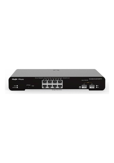 Rg-nbs3100-8gt2sfp-p 8-port Poe+ Gigabit L2 Managed Switch Hub 8 Gigabit Rj45 Ports,2 Sfp Slots