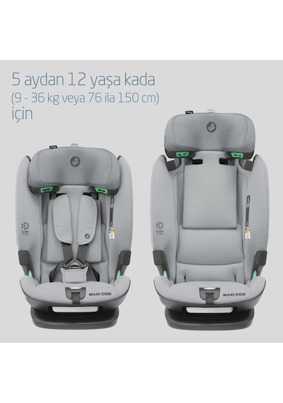 Maxi-Cosi Titan Pro I-Size Adac'lı 9-36 kg Çocuk Oto Koltuğu Authentic Grey