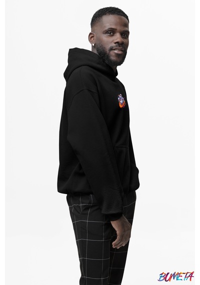 Bumeta Astronot Astronaut Sweatshirt Unisex Kapüşonlu Hoodie 001