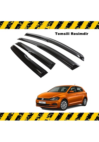 Vw Polo Mügen Cam Rüzgarlığı 2018 Sonrası 4 Lü Set N11.8277