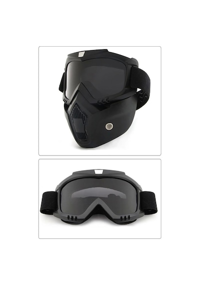 Jet Kask Maskesi Siyah
