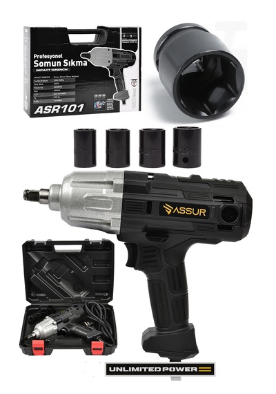 Assur ASR101 450W Elektrikli Somun Sıkma Siyah