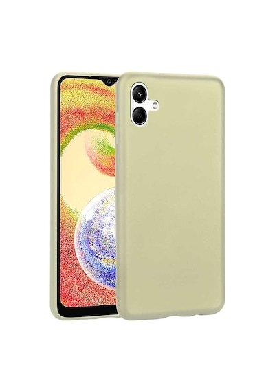 Zore Samsung Galaxy Uyumlu A04 Kılıf Omsy Premier Silikon Kapak - Saks Mavi