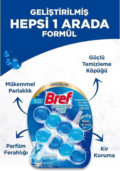 Brilliant Gel Tuvalet Bloğu Okyanus Ikili Paket