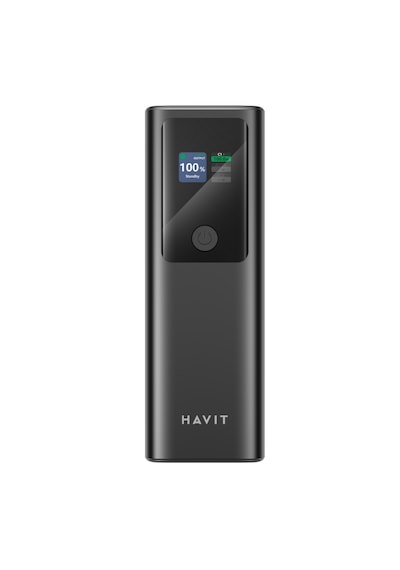 Havit Pb50 Pd140w Dijital Ekranlı 27000mah Powerbank - Siyah