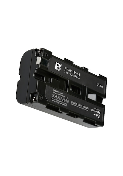 TEWISE FB Sony NP-F550 Led Işık Bataryası 4'lü Paket + Şarj Cihaz