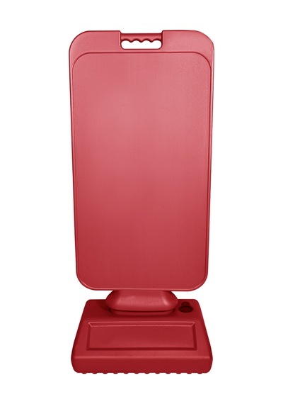 Kırmızı Reklam Dubası 41x74 Cm