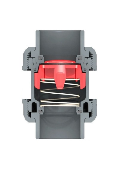 Nozbart Pvc Yaylı Çekvalf Ø 63 Mm