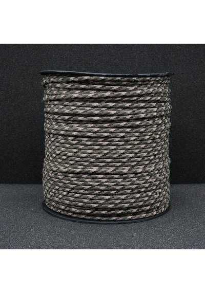 Paracord İp 4 Mm Haki Kamuflaj No:116 10 Metre Çok Renkli