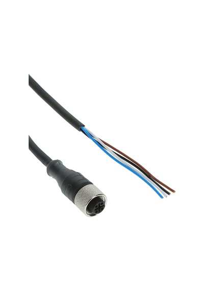 Telemecanique Xzcp1141l2 ,düz/m12/4pin/dişi Pur-2mt Sensör Kablo