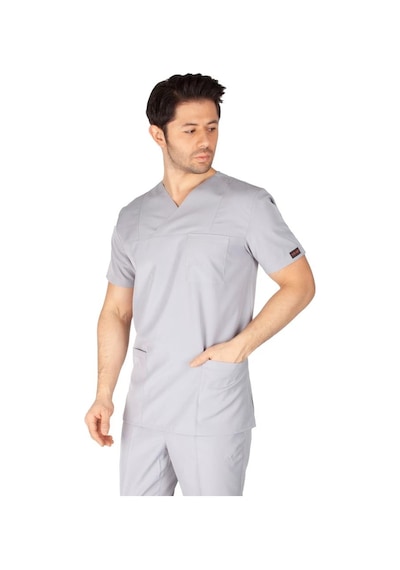 Erkek Doktor Hemşire Forması Scrubs Alpaka Kumaş Hastane Nöbet Te (484674752)