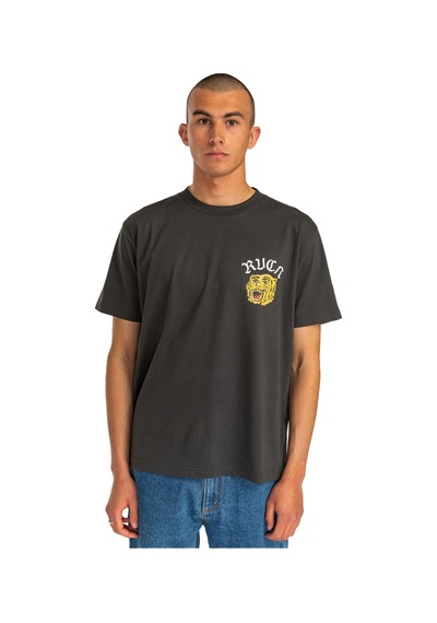 Rvca Rvca Wild Cat Erkek Siyah Tişört 3837 Çok Renkli