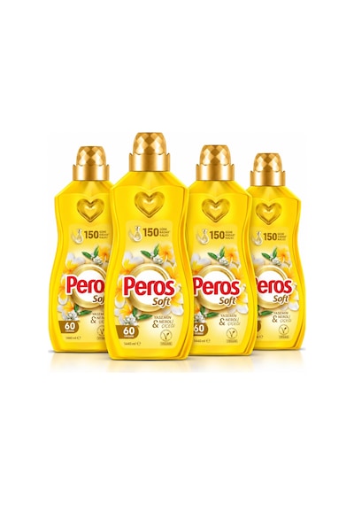 Peros Soft 1440 Ml Yasemin & Neroli Çiçeği X 4 Adet 4'lü Set